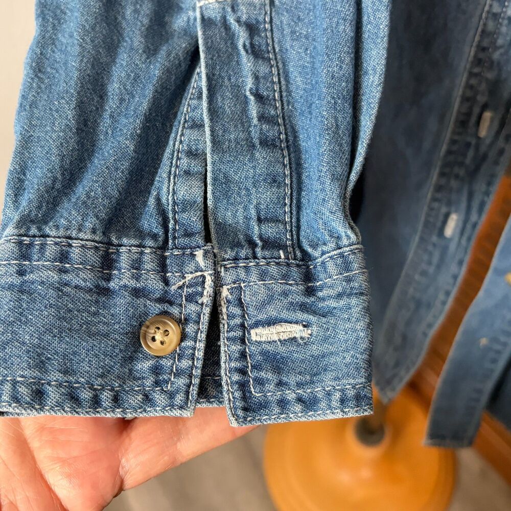 Disney Vintage Winnie the Pooh Denim and Corduroy Button Up Plus Sie 22/24 - Picture 10 of 15